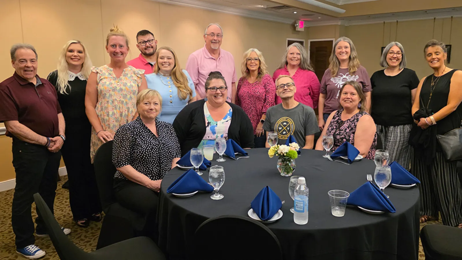 EWV members from WVEA and AFT meet for a "mix and mingle" event