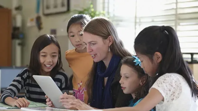 family reading a paper